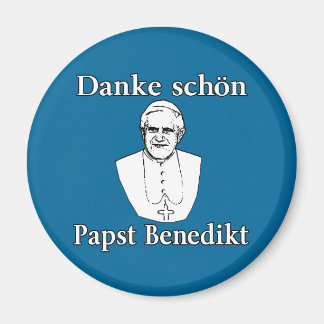 Danke Schon Pope Benedict Magneet