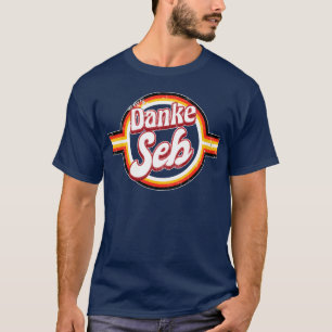 Danke Seb F1-autorace liefhebber cadeaus Duitse vl T-shirt