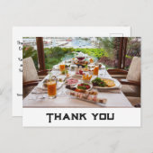 Danken aan hotel briefkaart (Voorkant / Achterkant)