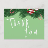 Danken voor een restaurant briefkaart (Voorkant)