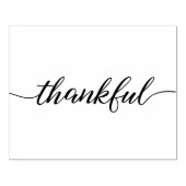 Dankend script moderne en elegante rubberstempel 	rubberstempel (Afrduk)