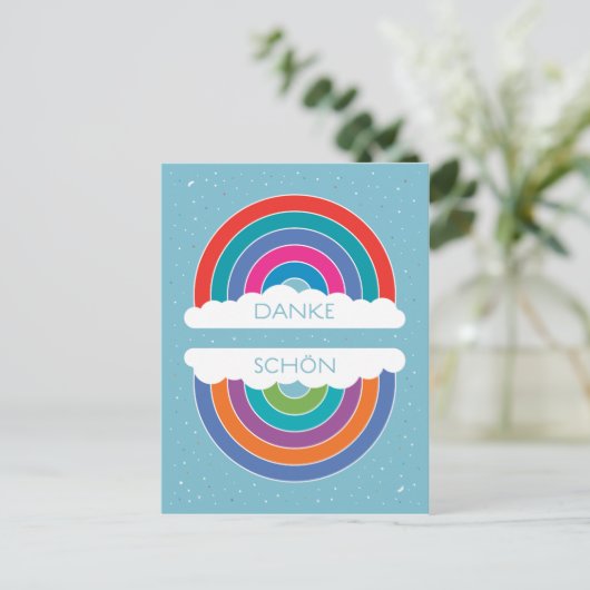 Dankeschön Briefkaart (Staand voorkant)
