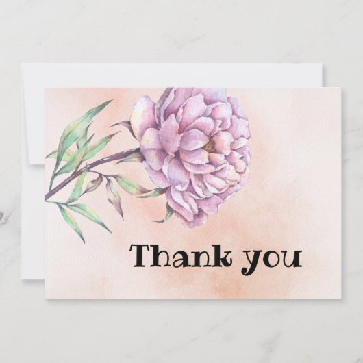 Dankeschön Karte mit Hortensie Kaart (Voorkant)