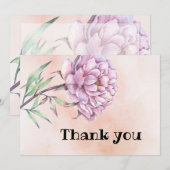Dankeschön Karte mit Hortensie Kaart (Voorkant / Achterkant)