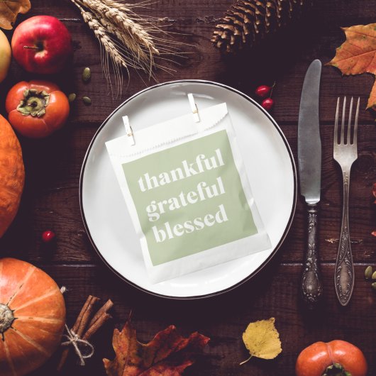 Dankful Grateful Blessed | Citaat Thanksgiving Bedankzakje