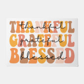 Dankful Grateful Blessed Deurmat (Voorkant)