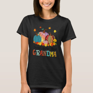 Dankful Grateful Blessed Grammy Pumpkins Thanksgi T-shirt