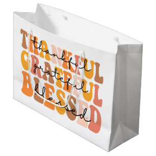 Dankful Grateful Blessed Groot Cadeauzakje