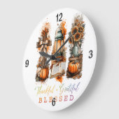 Dankful Grateful Blessed Grote Klok (Hoek)