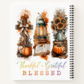 Dankful Grateful Blessed Notitieboek (Achterkant)