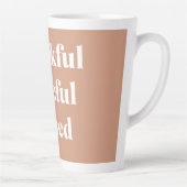 Dankful Grateful Blessed | THANKSGIVING Latte Mok (Rechts)