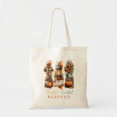 Dankful Grateful Blessed Tote Bag (Voorkant)