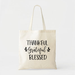 Dankful Grateful Blessed Tote Bag