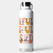 Dankful Grateful Blessed Waterfles (Achterkant)