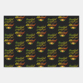 DANKFUL GRATEFUL BLESSEN THANKSGIVING INPAKPAPIER VEL (Voorkant 3)