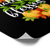 DANKFUL GRATEFUL BLESSEN THANKSGIVING POSTER (Hoek)