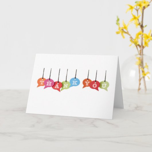 DANKFUL VOOR *U* OP DE THANKSGIVING KAART (Gele Bloem)