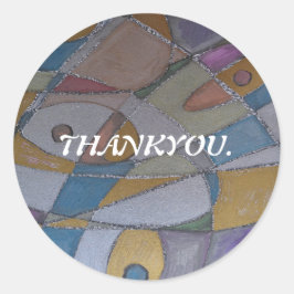 DANKJE STICKERS VAN KUNSTENAAR PAULA REILLY.