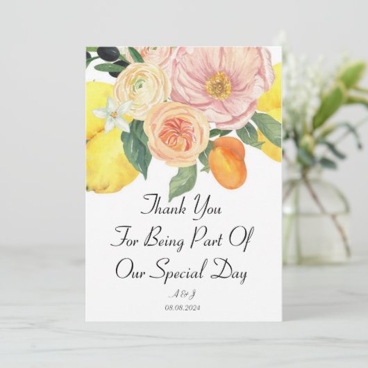 DANKJES KAART (Staand voorkant)