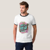 Dankjewel en gebukt t-shirt (Voorkant volledig)