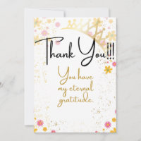 Dankjewel kaart voor een koningin