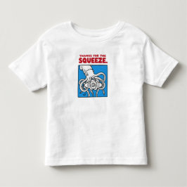 "Dankjewel voor de knuffel Grappige inktvis diepze Kinder Shirts