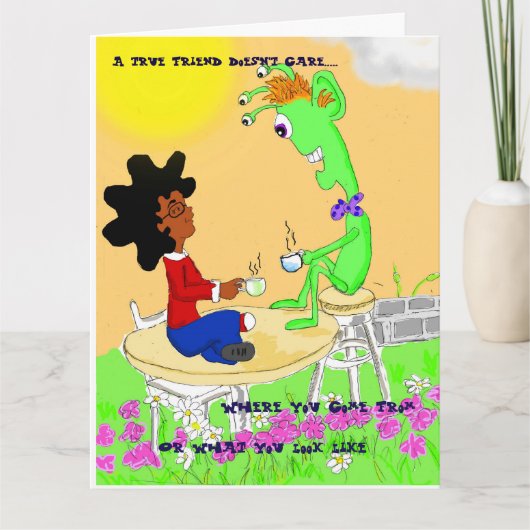 Dankjewel (Vriendschap) Bedankkaart (Voorkant)