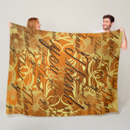 dankjewel+you, typografie, tekst, doopvont, het sc fleece deken