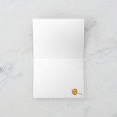 Dankkaart met herfstbladeren bedankkaart (Binnen)