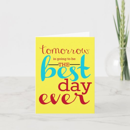 Dankkaart voor proefdiner bedankkaart (Voorkant)