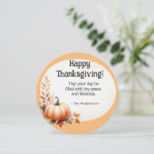 Danksgiving Feestdagenkaart (Staand voorkant)