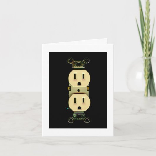 Dankt de elektro het bedrijfdouane van de bedankkaart (Voorkant)