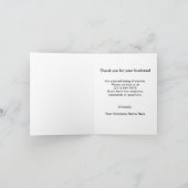 Dankt de elektro het bedrijfdouane van de bedankkaart (Binnen)