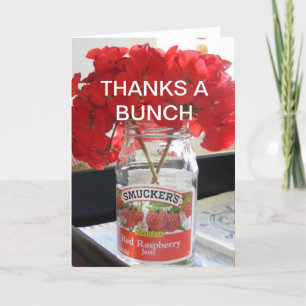 DANKT EEN BOS BEDANKKAART