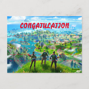 Dankzegging Fornite Briefkaart
