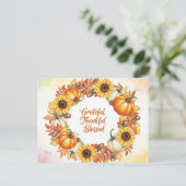 Dankzeggingsdag Briefkaart (Staand voorkant)