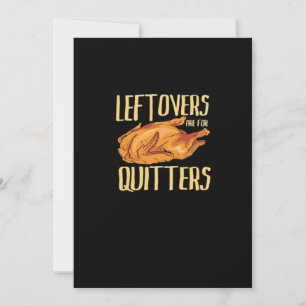 Dankzeggingsdag - Resterende Eten Is Voor Opgevers Feestdagenkaart