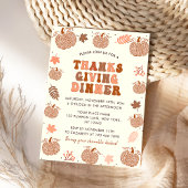 Dankzeggingsdiner Herfst Pompoen Kaart