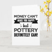 Dankzij de aardewerk ben je blij met Funny Gift Kaart (Gele Bloem)