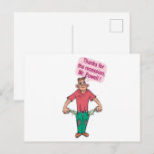 Dankzij de recessie, meneer Powell Briefkaart (Voorkant / Achterkant)