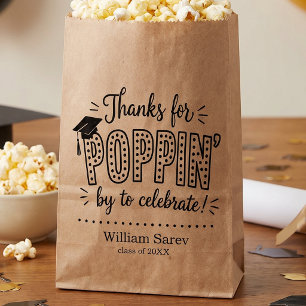 Dankzij Poppin White Modern Popcorn Design Bedankzakje