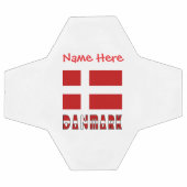 Danmark Dannebrog Rouge Nom Personnalisé (Plat)