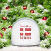 Danmark Dannebrog Rouge Personnalisé (Noël)