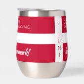 Danmark Grundlovsdag Deense nationale dag vlag (Rechts)