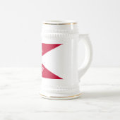 Danmark Grundlovsdag Deense nationale dag vlag Bierpul (Voorkant rechts)