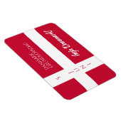 Danmark Grundlovsdag Deense nationale dag vlag Magneet (Rechterzijde)