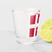 Danmark Grundlovsdag Deense nationale dag vlag Shot Glas (Links)