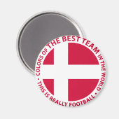 Danmark Shield Magneet (Voorkant / Achterkant)
