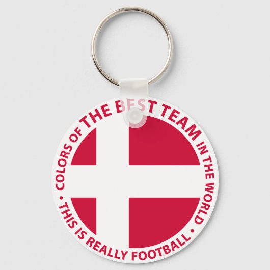 Danmark Shield Sleutelhanger (Voorkant)