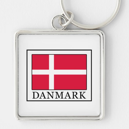 Danmark Sleutelhanger (Voorkant)